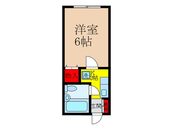 槻木ハイツの物件間取画像